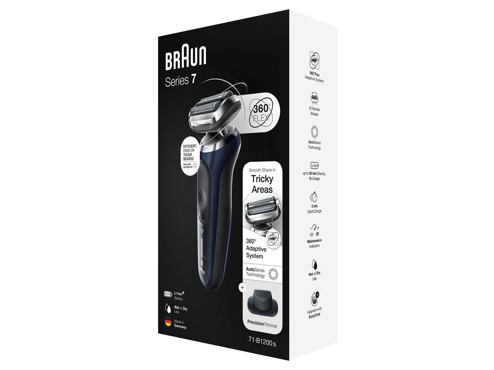 Braun Rasierapparate Series 7 - 71-B1200s - black Braun Rasierapparate Series 7 - 71-B1200s - black